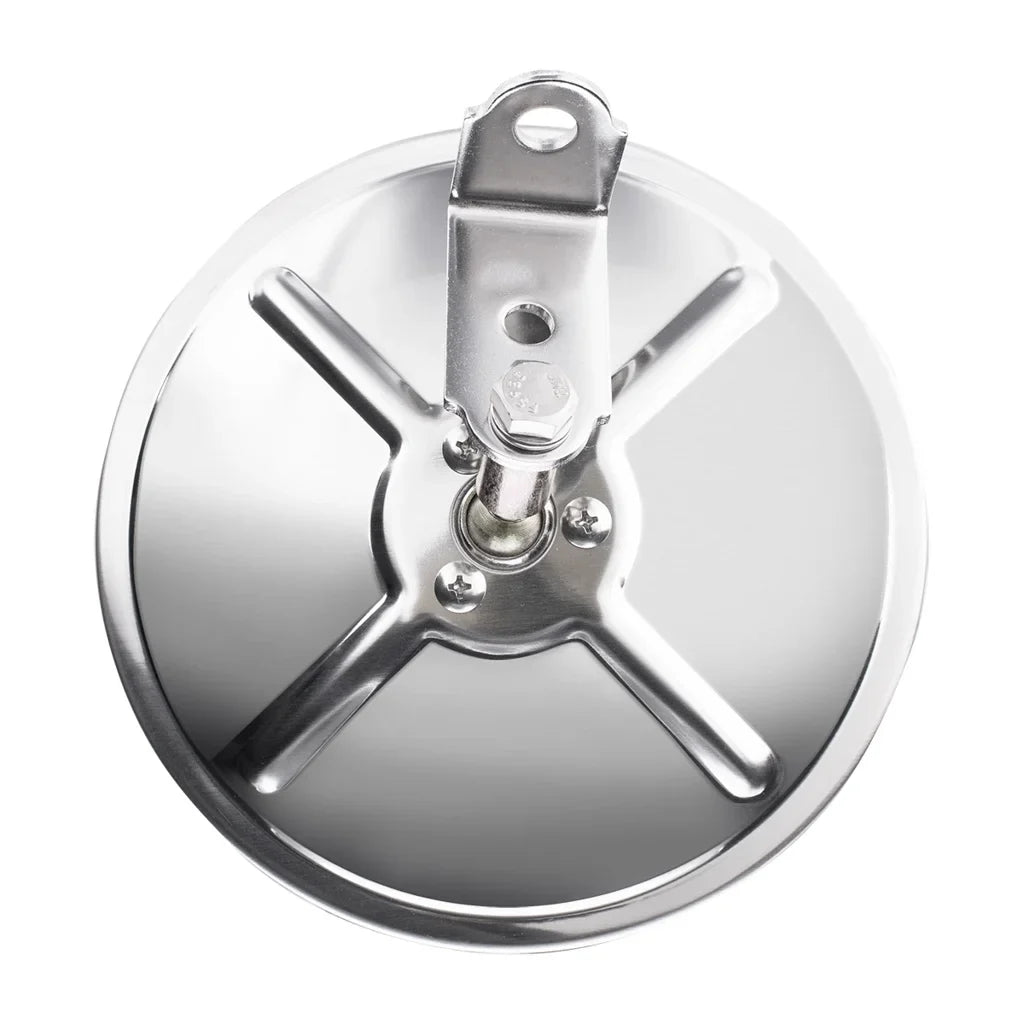 Stainless Stud Steel Housing / Truck 8.5" Center Semi Convex Mirrors / Round (1)