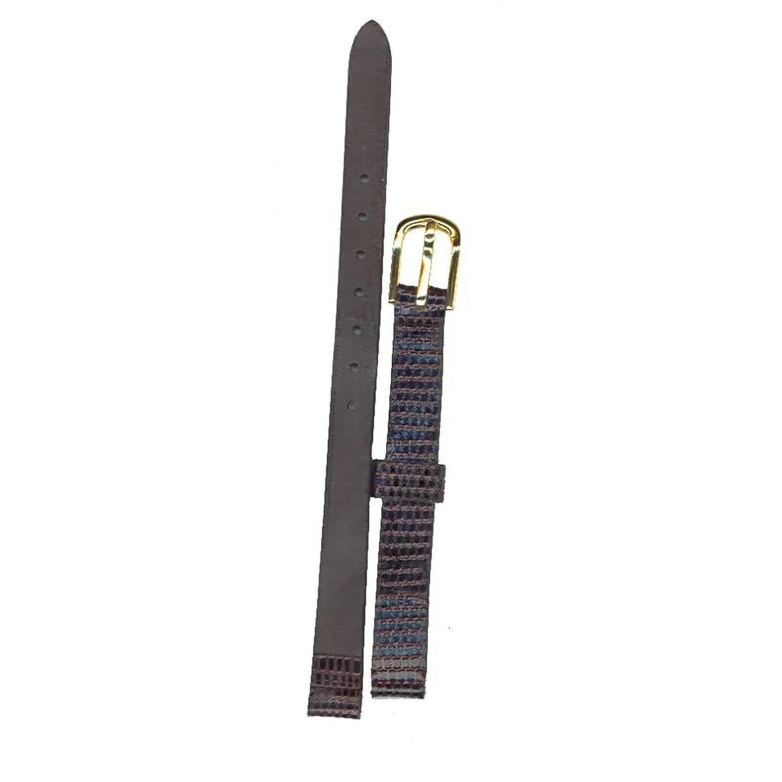 Grain 08mm Brown Watchband Seiko Lizard part#AU01164N