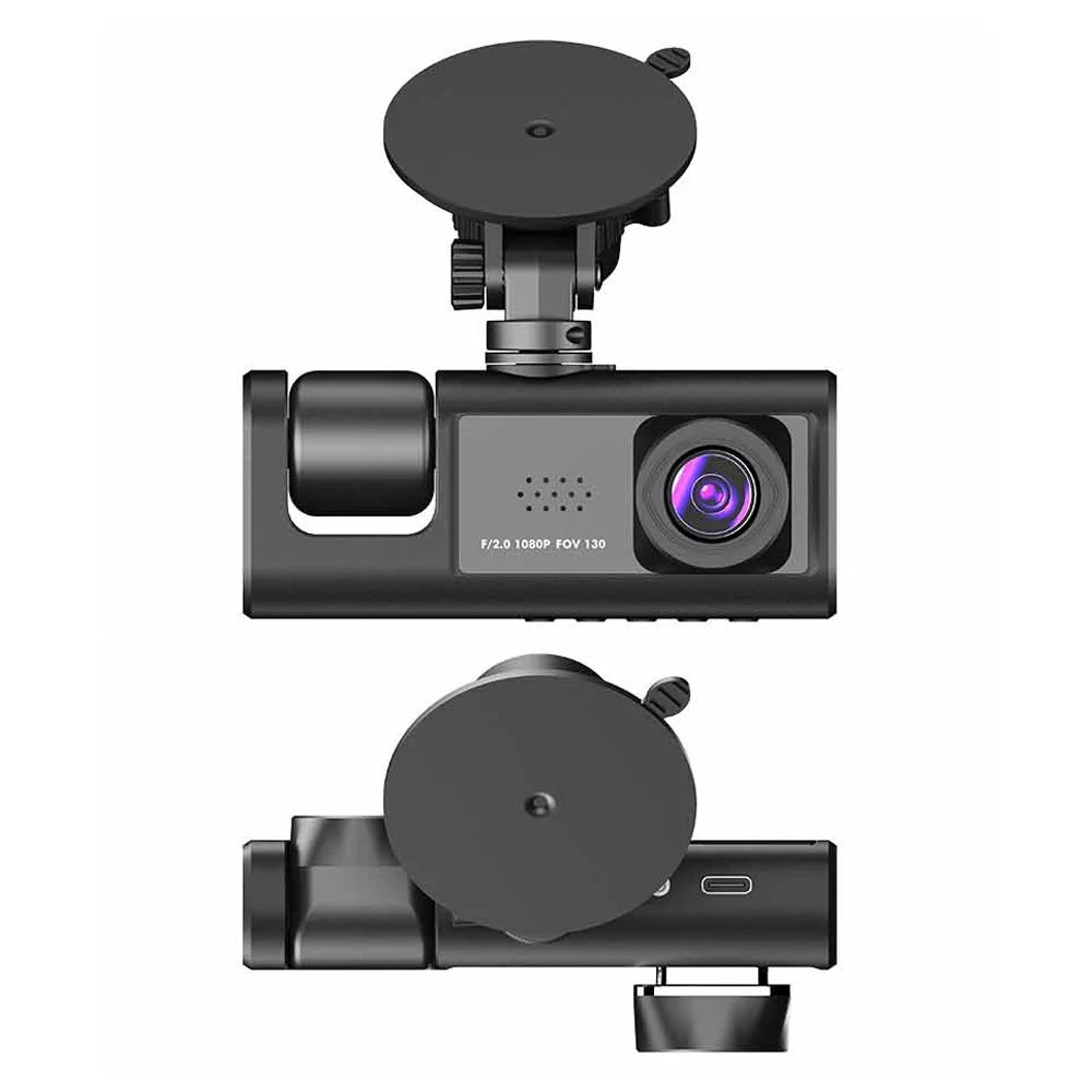 Dash Mirror Car Cam Nebublu Driving Clear for Recording, Safety Rearview Auto Recorder Multi-Language with