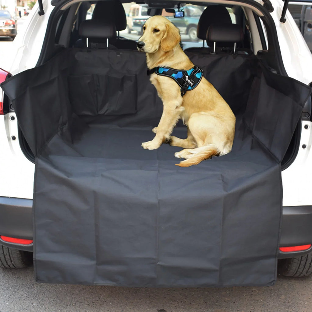DirtEscape-proof Cushion Trunk Mat Seat Protective Bite for Organizer Van Mat Sedan Trunk Pet Resistant SUV Thicker Dog Car Oxford Cloth Mat
