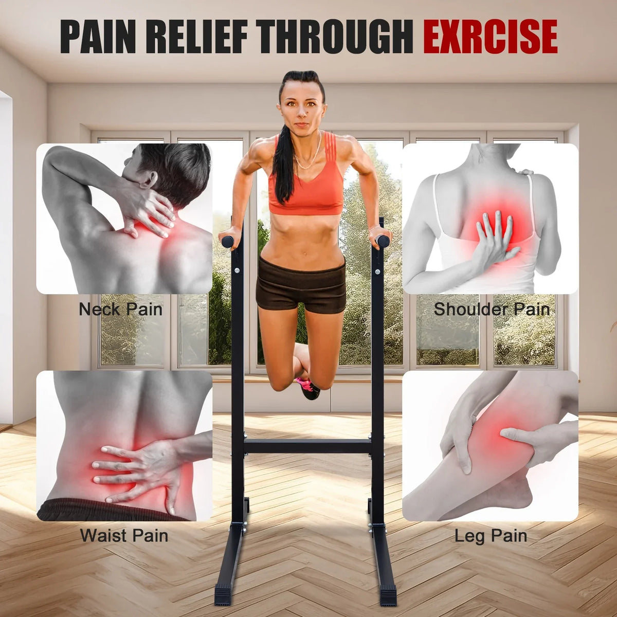 exercise high 500 grip strength pull-up, up load to exercise Portable comfortable weight, frame, bearing, and high home