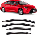 GY003106LPv Crew Dodge Visors, Window Side Deflectors Cab, Deflector, Truck Window Shatterproof for Accessories, Rain Visor, Goodyear Vent 2019-2024 4pcs- 2500 Guards, Vent 3500 Tape-on