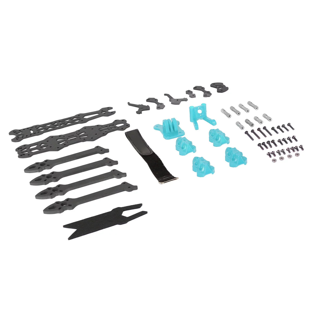 Racing 225mm Quadcopter Blue Fiber Carbon RC Accessories Drone Professional Frame Frame for Goldmeet Drone FPV Wheelbase