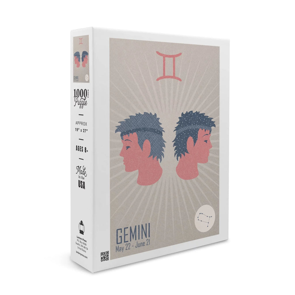 and Puzzle (1000 ) Jigsaw for Adults Challenging Made Gemini, 19x27, Zodiac Piece Family, in Puzzle, Woven Size