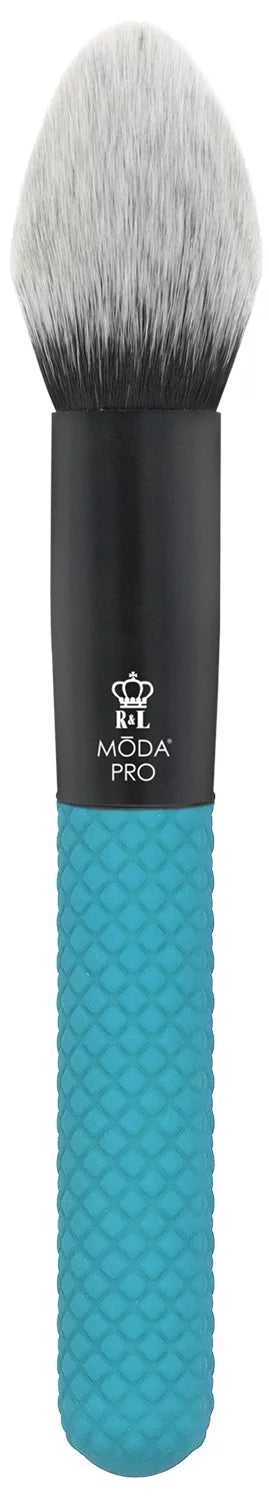 Crease Brushes Brush Highlight, Wrap, and Face Moda Flat 13pc Brush with Powder, Teal Includes Set Full Makeup Pro Makeup
