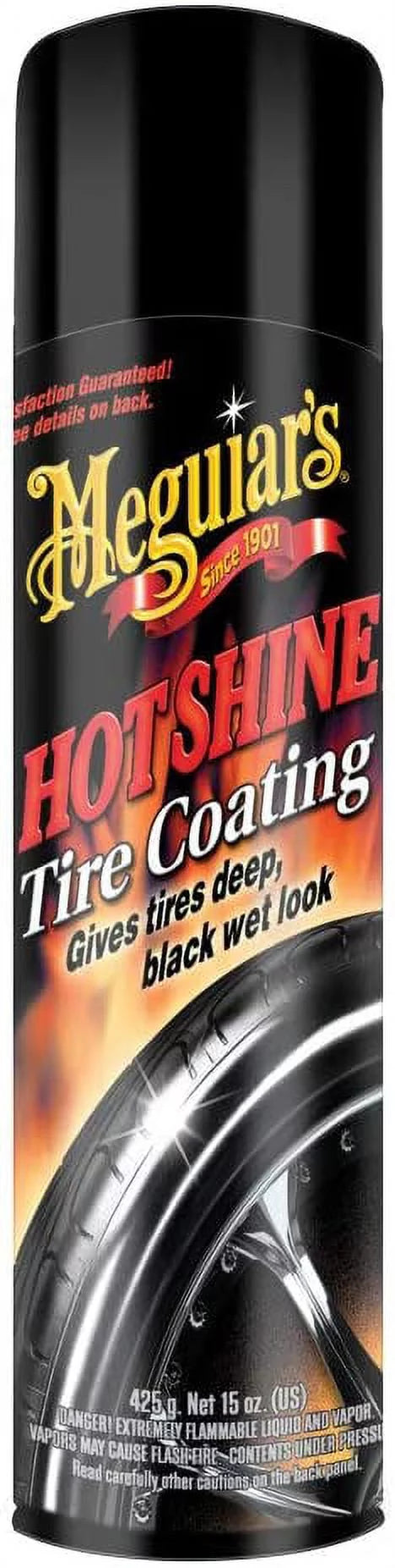 Can Coating High Oz Gloss G13815 Shine - Spray Meguiar's 15 Hot Tire 3
