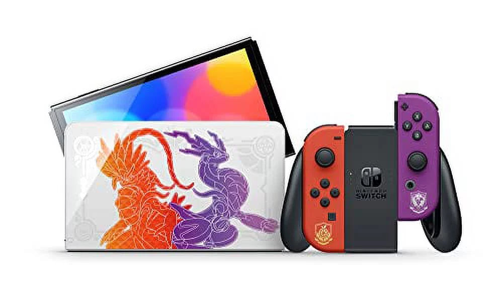 Pokemon(tm) OLED Edition Model: Violet Switch(tm) Scarlet - Nintendo &