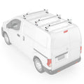 50'' Roof Rack Model AX312 Connect/ 2014-On Fits City Express, -Racks Cross Van - Transit for NV200/ White 2013-2017 3 Aluminum 2013-On Bar Bars