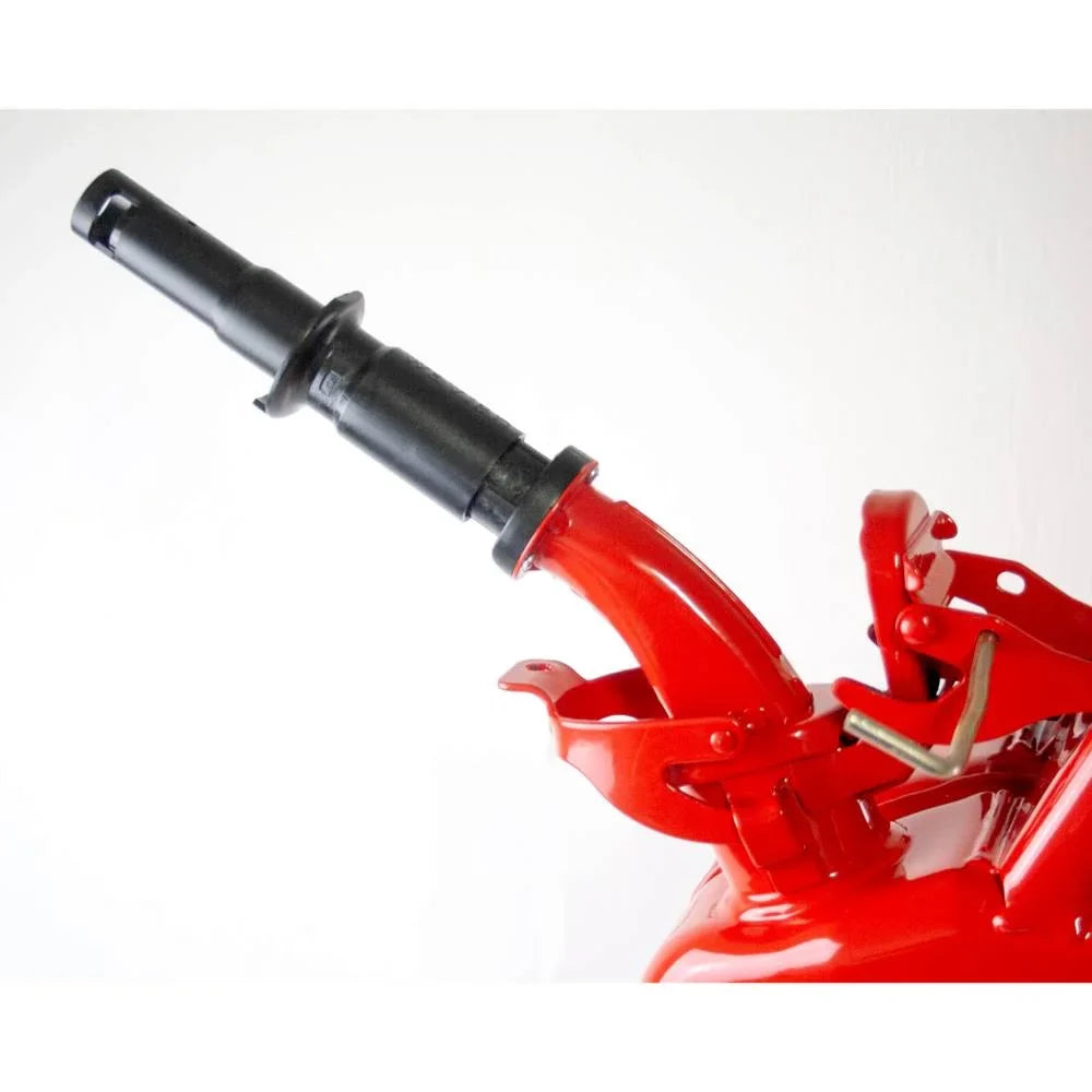 Authentic 20 Red USA Spout Can System, Liter JC0020RVS and Fuel Wavian NATO Jerry