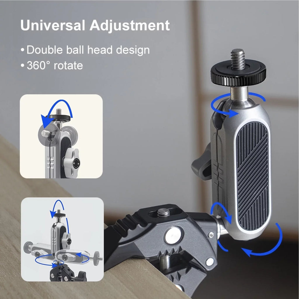Mount Clamp ammoon Mounts Fits Adapter Handlebar Camera Mount
