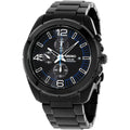 Watch Solar Dial Bracelet Black Black Chronograph Seiko SSC203 - Men's - Stainless -