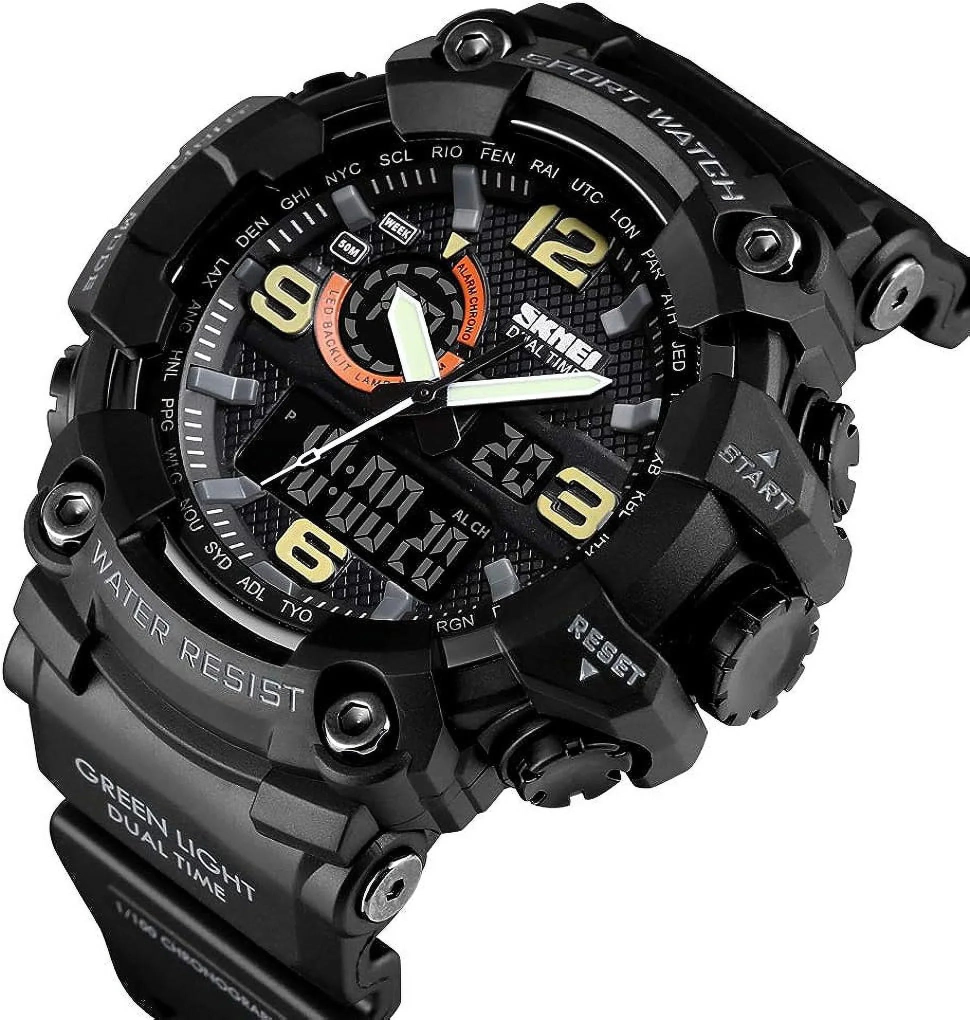 Gosasa Military Alarm Men's Digital Multi Watches Watches Function Moistureproof Watch Sports S-Shock
