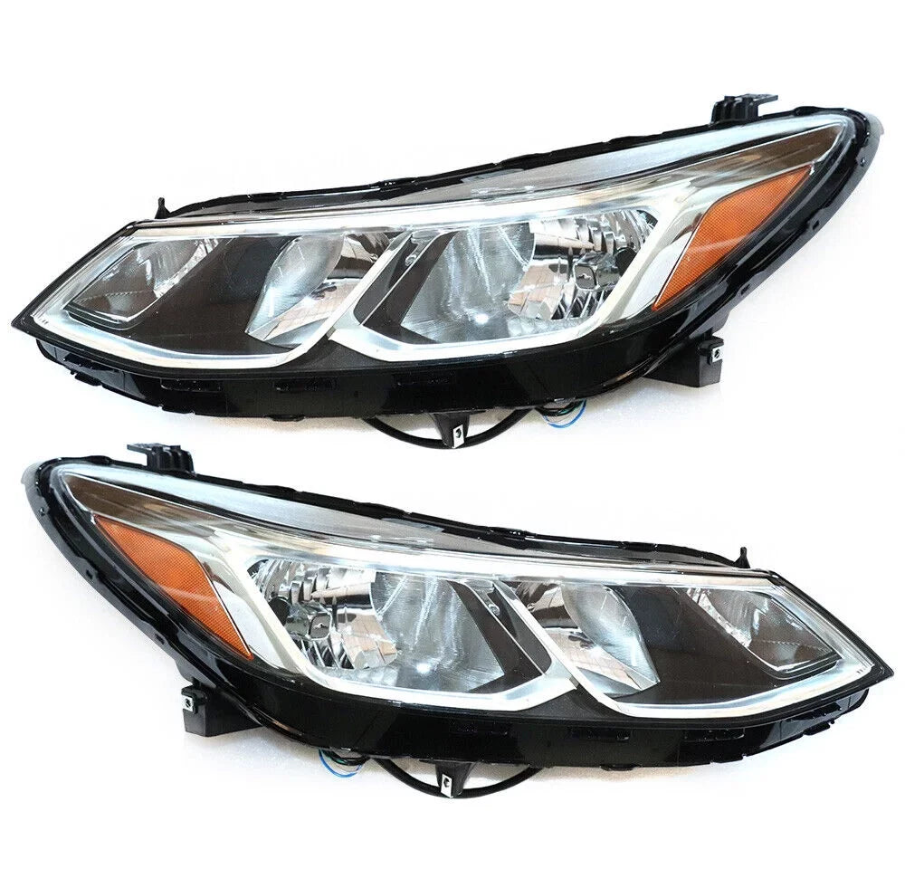 2018 Cruze for 2017 2019 Halogen,Left&Right Headlight 1 Chevrolet Pair 2016 Headlamp