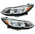 2018 Cruze for 2017 2019 Halogen,Left&Right Headlight 1 Chevrolet Pair 2016 Headlamp