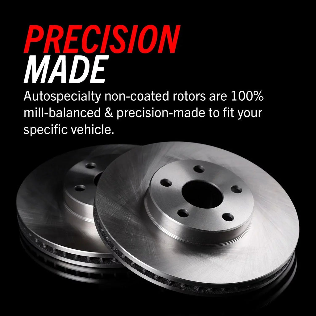 Power Rotor Stock Replacement 2019 Front KOE8359 Brake Stop Nissan Fits Kit Sentra and Rear Pad and