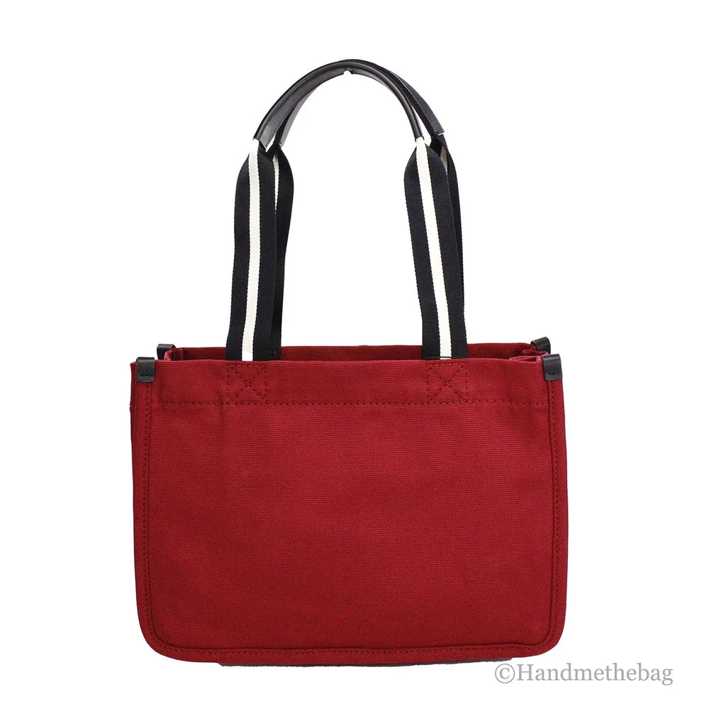 Convertible Bag Savvy Tote Jacobs Canvas Marc Red Fabric Purse Medium Shoulder