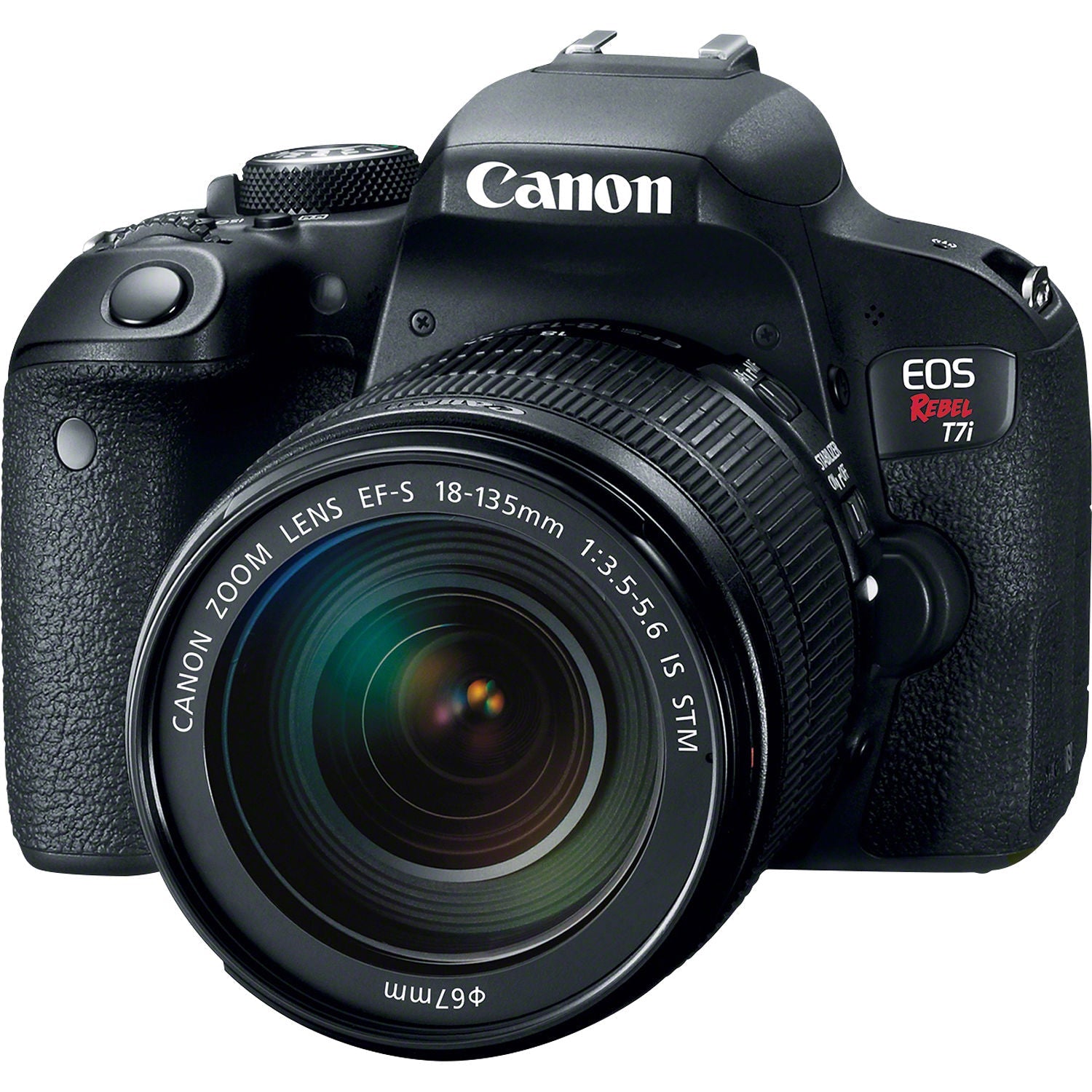 32GB 18-135mm with 75-300mm Filters Kit with Remote Lens Case T7i/800D Rebel Card Lens Canon Flash Camera