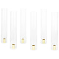 Set Holders Glass Tall, Weddings of 6 Taper Centerpieces, with Minimalist for Candle Wholesale 14" Hurricane Koyal