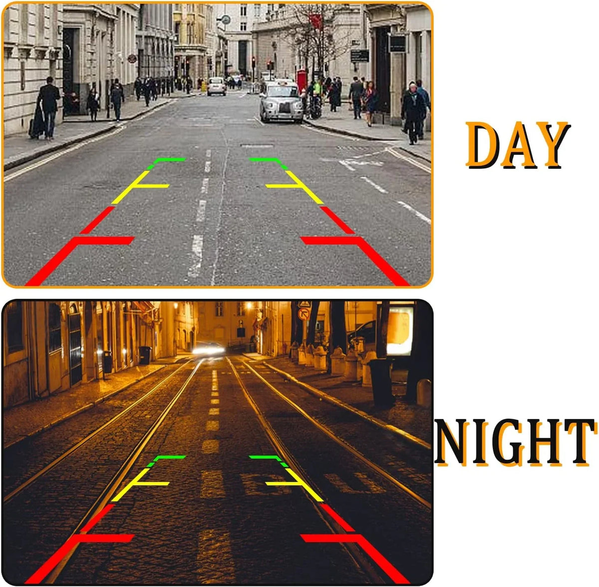 Rear - - Backup Purpose Night Angle] Camera Camera View with Dual Reverse Side Front Vision] Car Design [HD [170°Wide