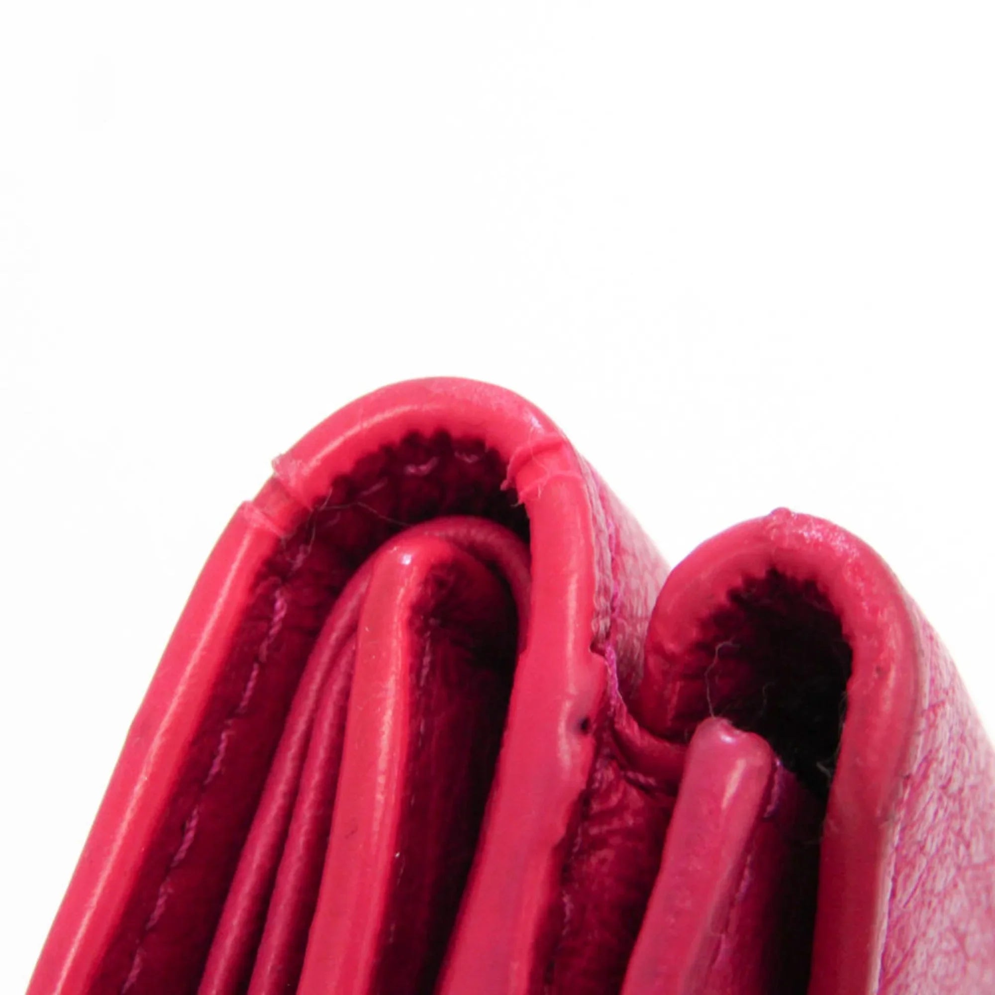 Wallet Women's (Good) Balenciaga Pink Papier Pre-Owned Leather (tri-fold) Mini 391446