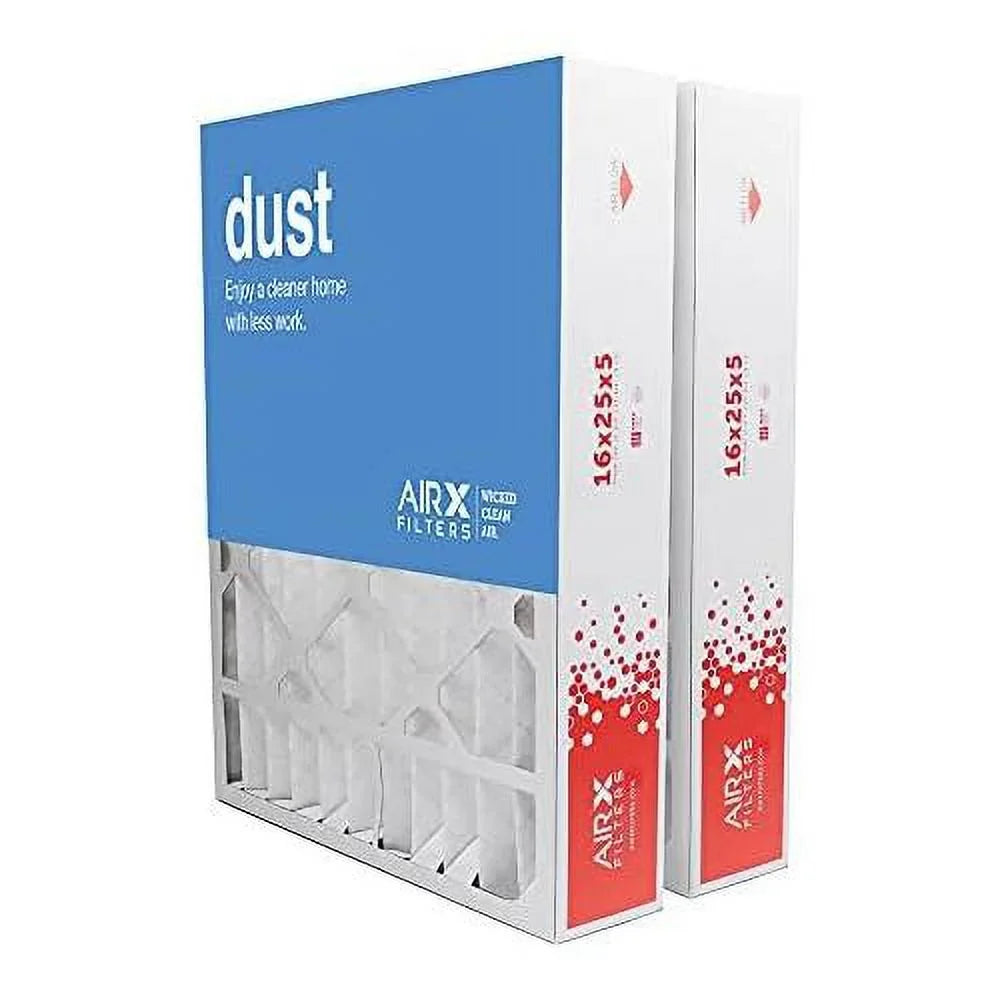 2-Pk, FC100A1029 8 MERV CF200A1008 Filter The For HV 16X25x5 Furne CF200D1625, In Replement Dust Air Made