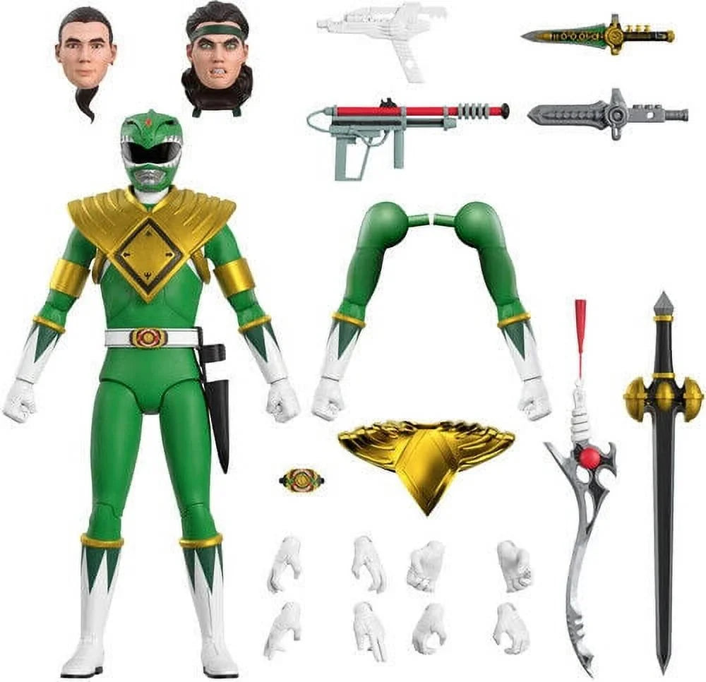 Morphin Green 1 Rangers Power Mighty Super7 Wave - ! - Ranger Toy] [New