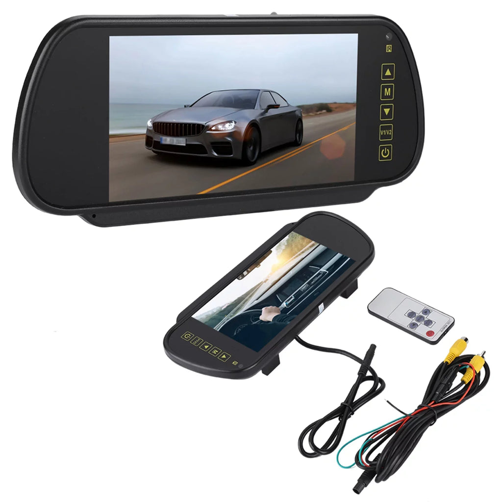 Rear Auto Mirror Bracket View Monitor Camera Monitor 7inch Rearview View Car Rear With Dimming Dimming Auto - Camera