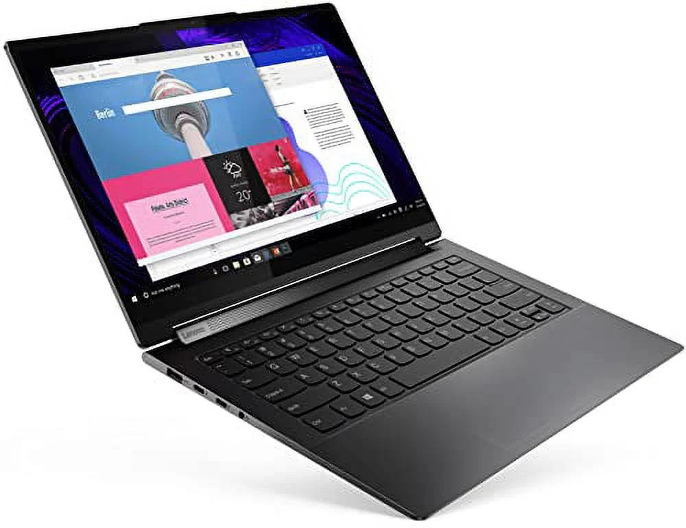 8GB Webcam, 2022 9i Intel Touchscreen , , i7-1185G7 w/Hub 2-in-1 Win Iris 10 Xe, 256GB 5.1, Home) Backlit 6, Yoga 4-Core, -14.0" Lenovo Fingerprint, Laptop , (Intel WiFi
