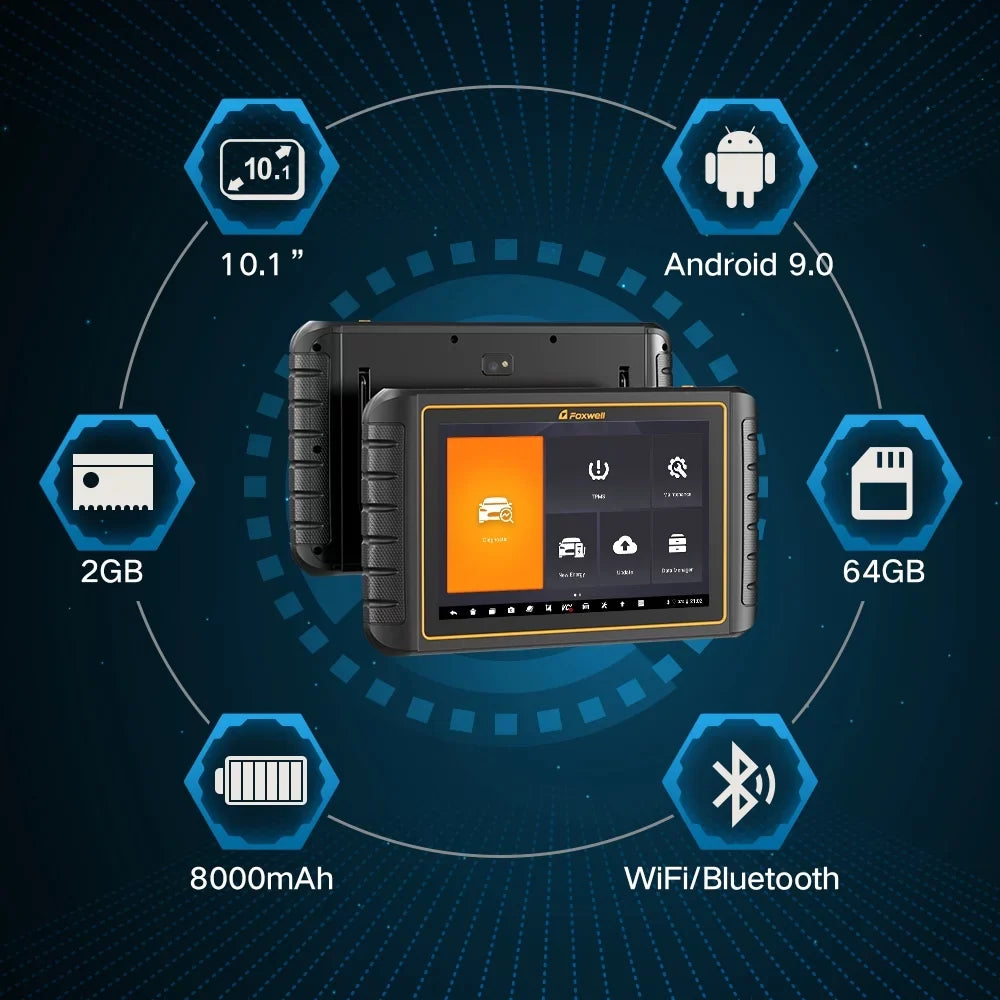 Programming Services Reader Car System GT75TS OBD2 Bidirectional Code ECU Coding Professional Tool EOBD Tool OBD Foxwell with Reset Scanner Scanner All Test Automotive Active Tool 36 Diagnostic TPMS