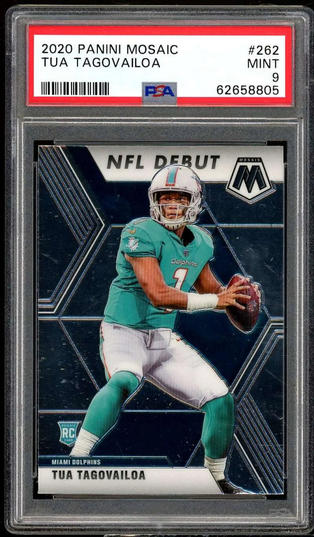 9 Tua Panini Mosaic Tagovailoa 2020 Card Rookie #262