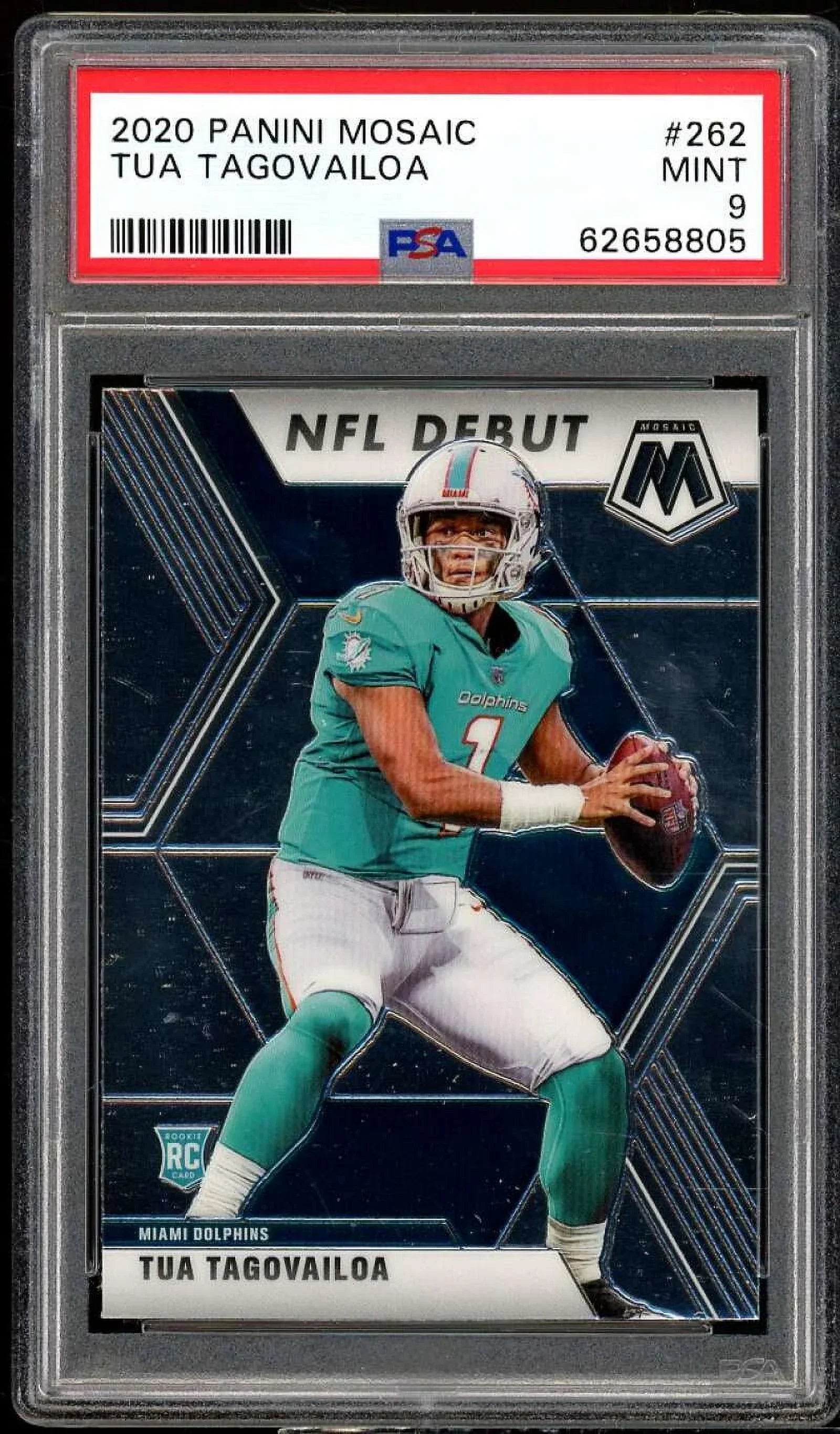 9 Tua Panini Mosaic Tagovailoa 2020 Card Rookie #262
