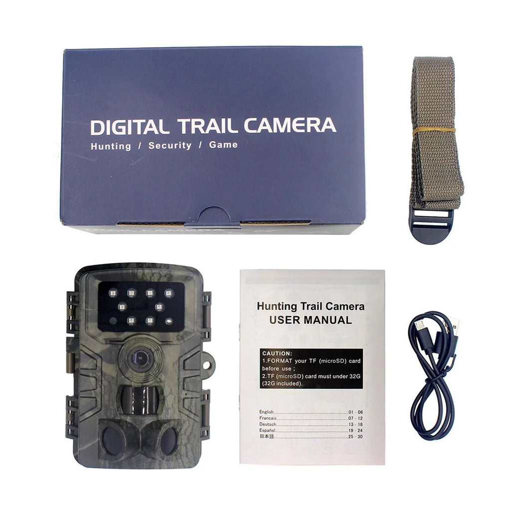 .0" Lens with 1080P Moisture Scouting Wildlife 16MP LEDs Angle Game Night Wide Mini 120 Camera Cam degree and Camera