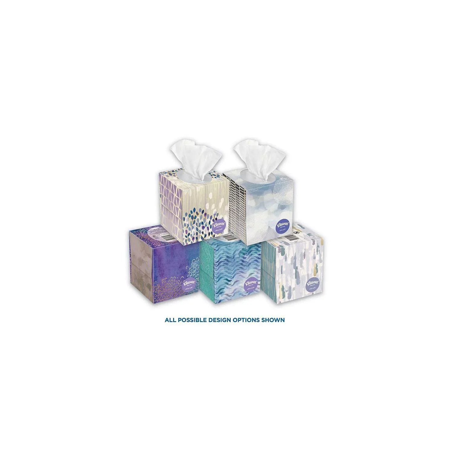 Pack, Boxes Tissues (12 - Kleenex Soft Facial Ultra Cube 65 tissues)