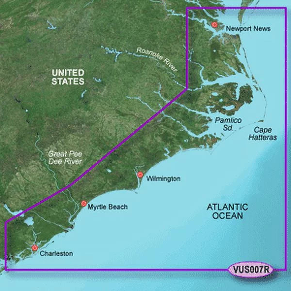 microSD™/SD™ g3 Norfolk - HD Vision® BlueChart® - - VUS007R Garmin - Charleston