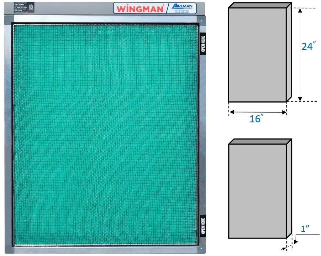 ! Replace Filter Homeowner Your Filter Pads Including Air Supply Air Furnace Current - Installed- Year Simply Replacement of Electronic and 16x24x1