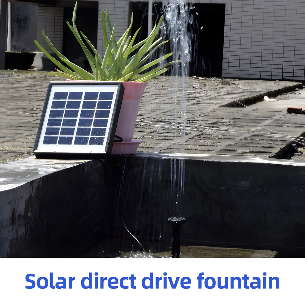 9.84ft Pond/pool/fish Pump Solar And Moisture Pipe Solar Solar PumpHuiop Arealer Stakes Moisture Nozzles Powered Pond Moisture 9.84ft Pond And Nozzles Fountain,Stakes Powered 160l/hRate 8 Powered