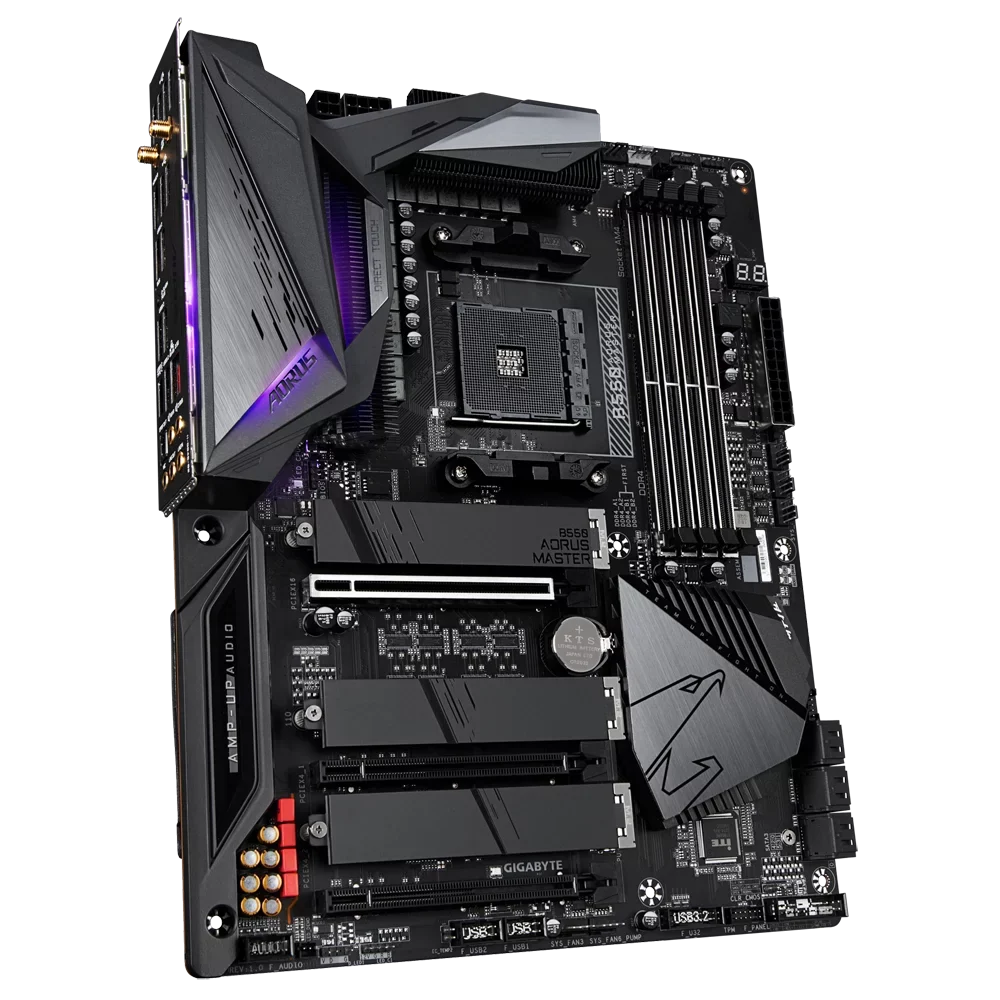 Motherboard Direct B550 AMD Digital GIGABYTE VRM AORUS with Phases 16
