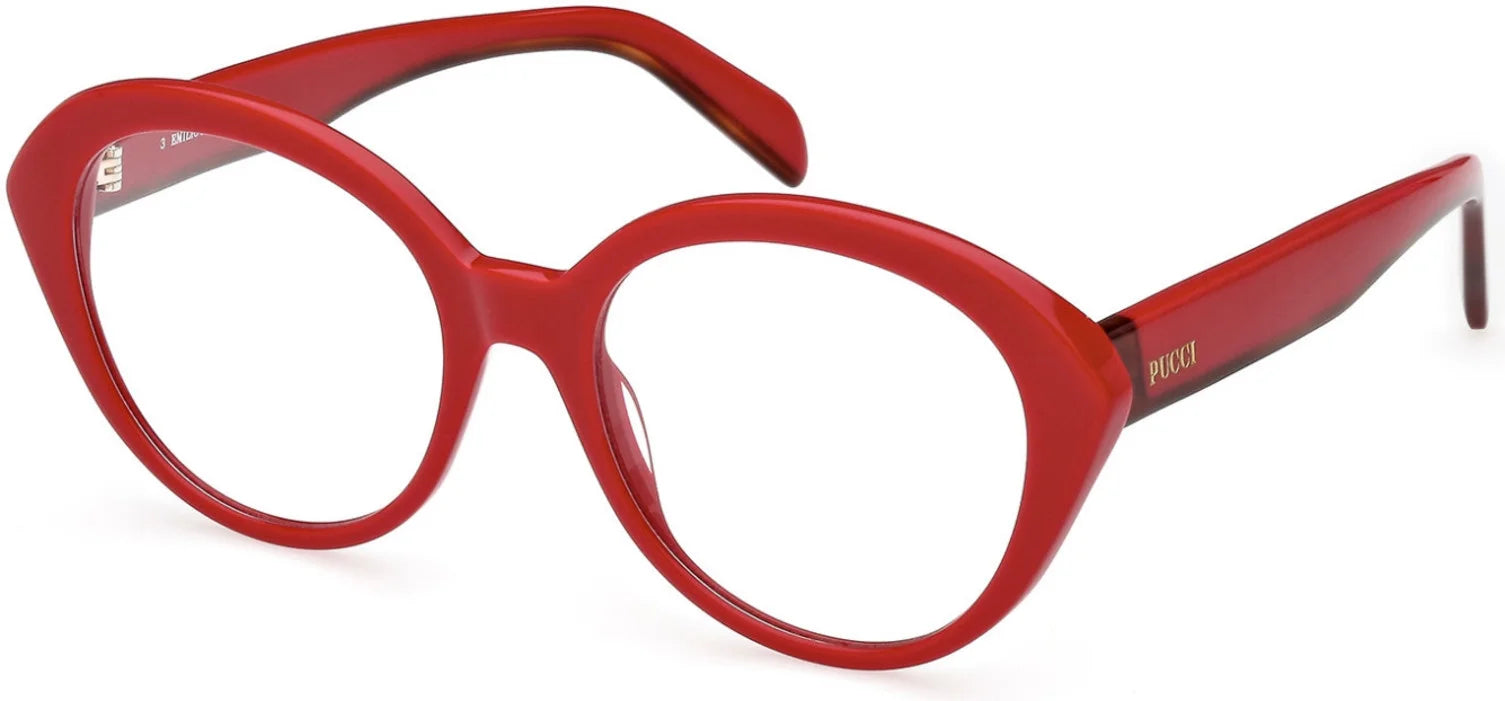 Pucci Red Emilio Shiny Light 5223 Red/Havana 069 Eyeglasses /