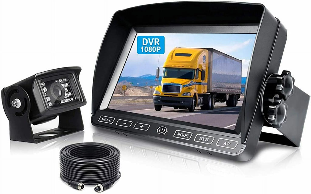 RV/Truck/Bus/Camper/Van/Pickup Rear For View Monitor 7” System ZEROXCLUB Backup Night Vision WRMBY1 Parking Camera