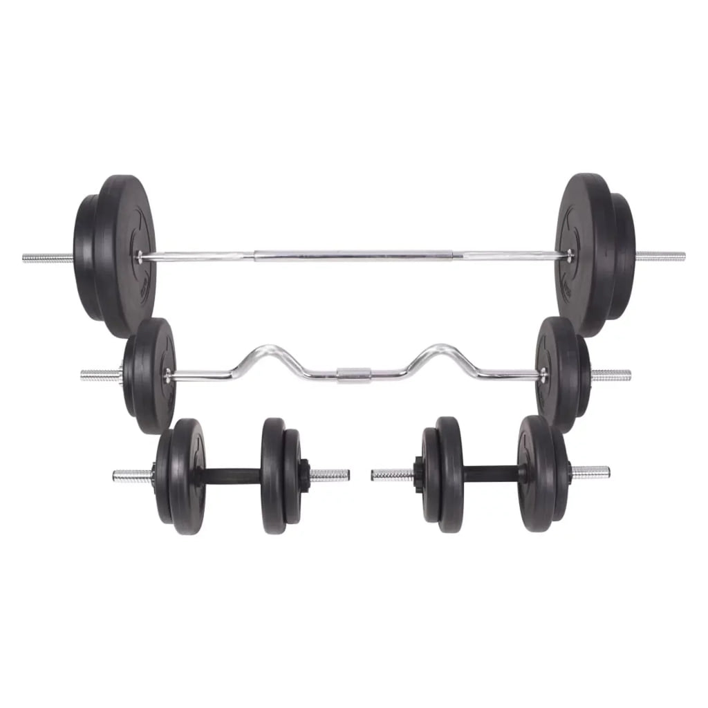 and 198.4 Barbell Tomshoo lb Set Dumbbell