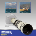 Cameras 2X- (with 1300-2600mm) 1300mm More for Lens 650 & Telephoto Manual F-Mount Ultimaxx Nikon f/8 to