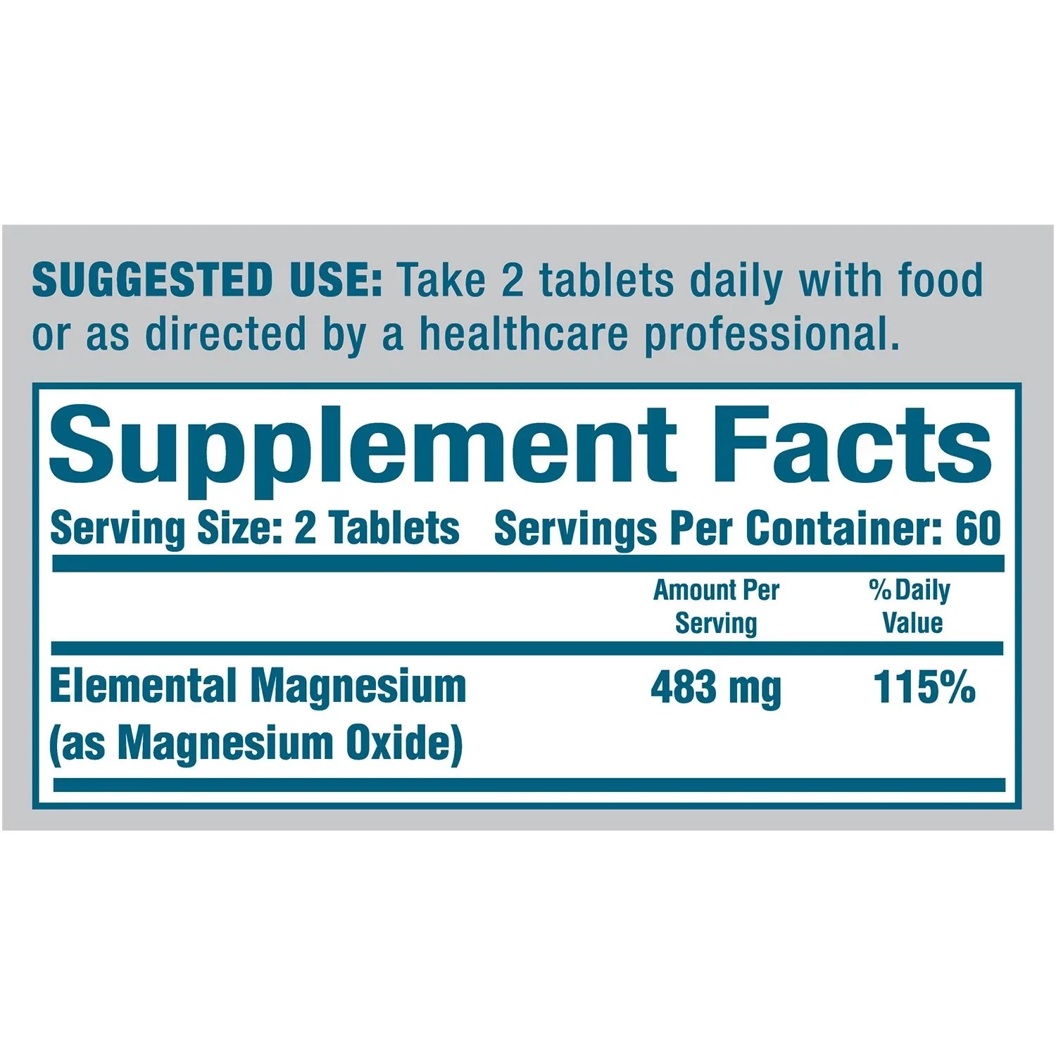 6 Sugar MagOx Dietary Supplement Gluten Tablets Pack of 120 400 free Oxide Magnesium and