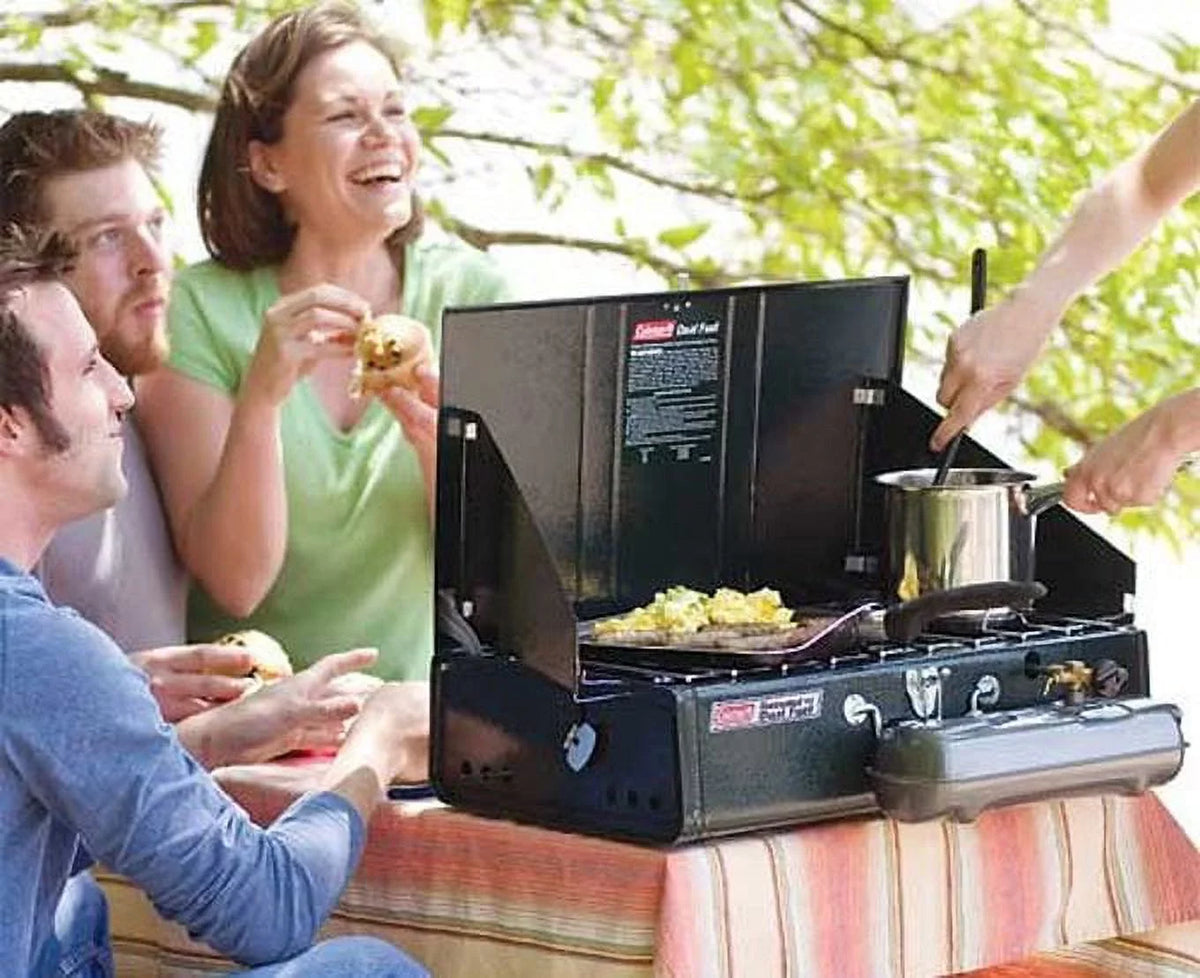 Powerhouse Gas 2-Burner Stove, Dual Camping Fuel Coleman Series Guide