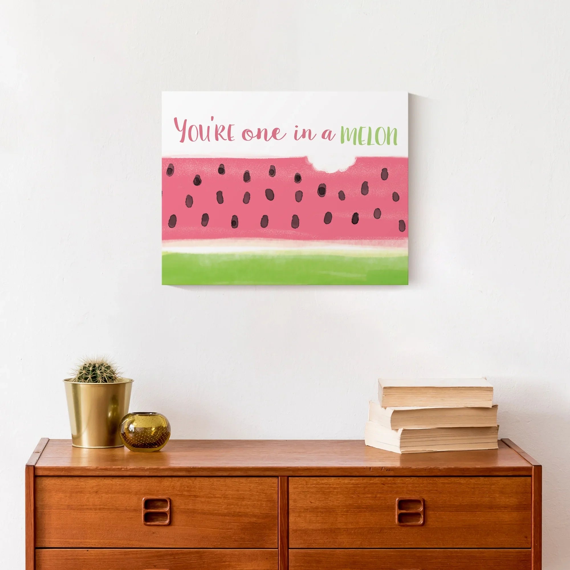 Wall Creative Art Melon A 14x11 in One Products Canvas