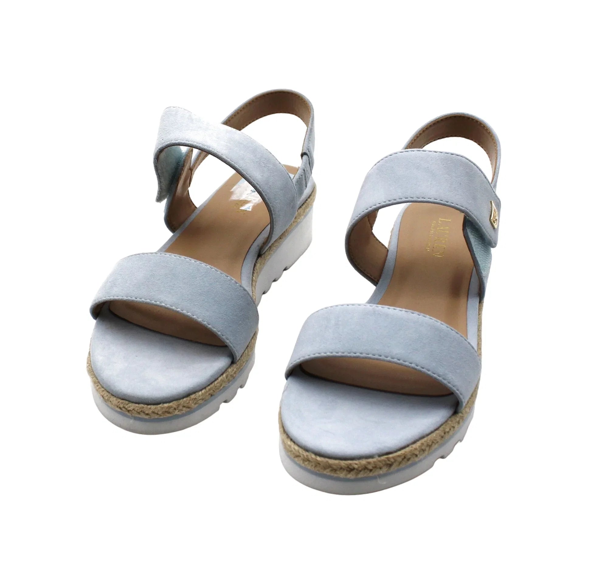 ) Sandals Lauren Lauren Ralph 8.5 Jewelle Wedge (Size