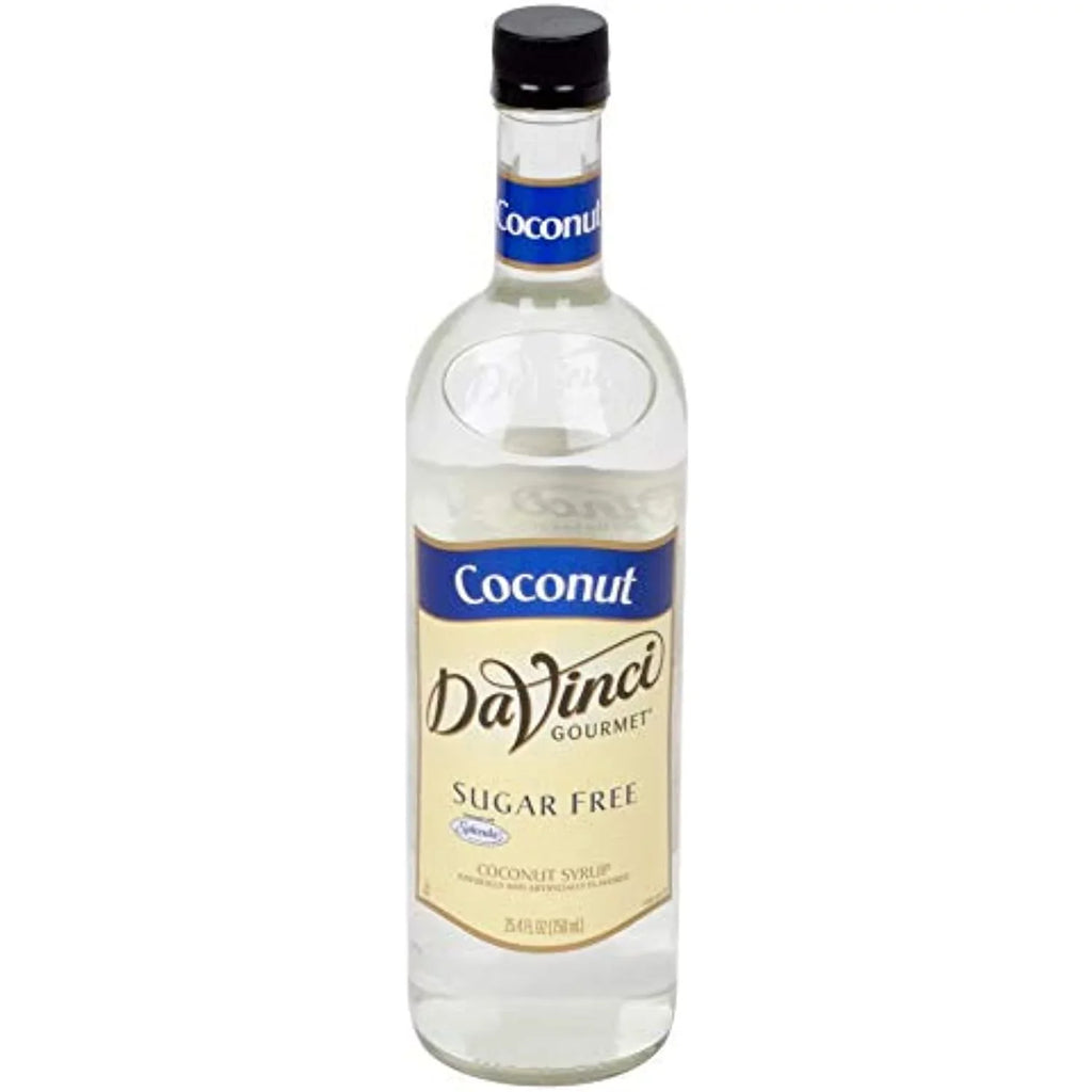 Syrup, Bottle Davinci Free Gourmet Ml Sugar Plastic 750 Coconut