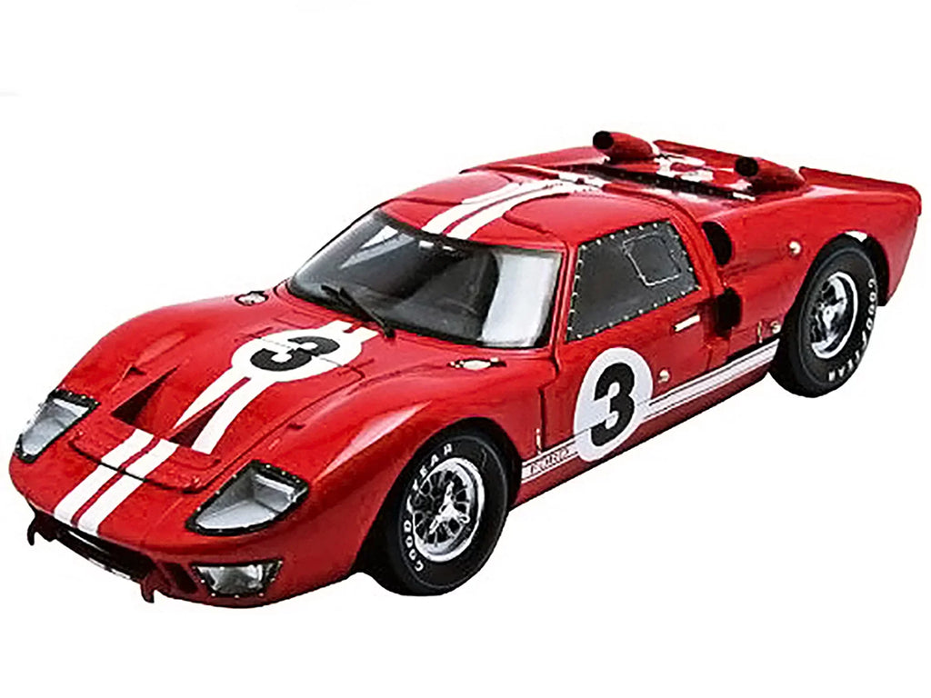 Collectibles 1/18 1966 #3 Model 2 -40 Ford Diecast Red Shelby Car by