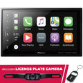 and New Receiver Digital Pioneer Multimedia 8" License Camera Plate DMH-C5500NEX