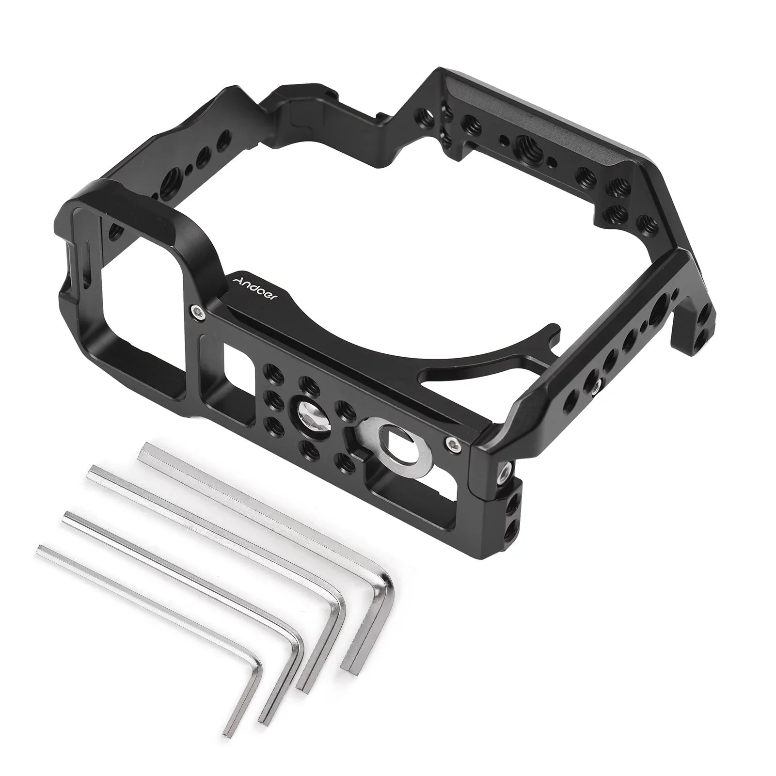 A7S3 Alloy Inch Aluminum Andoer A7R4/ Screw 14 Video Sony Cage Numerous A7M4/ for Holes Cold Replacement A1/ with Mounts Cage A7IV/ Shoe