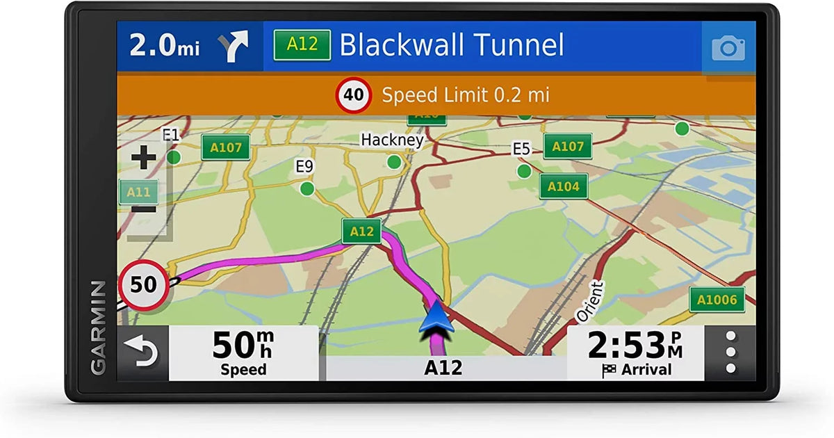 Voice Digital Edge and 55 5.5 and Hands-Free Display, Garmin Edge Europe, Commands to Bluetooth Calling, Nav Traffic, inch Sat Updates Features Smart UK, DriveSmart with Mt-D Map Full for Ireland